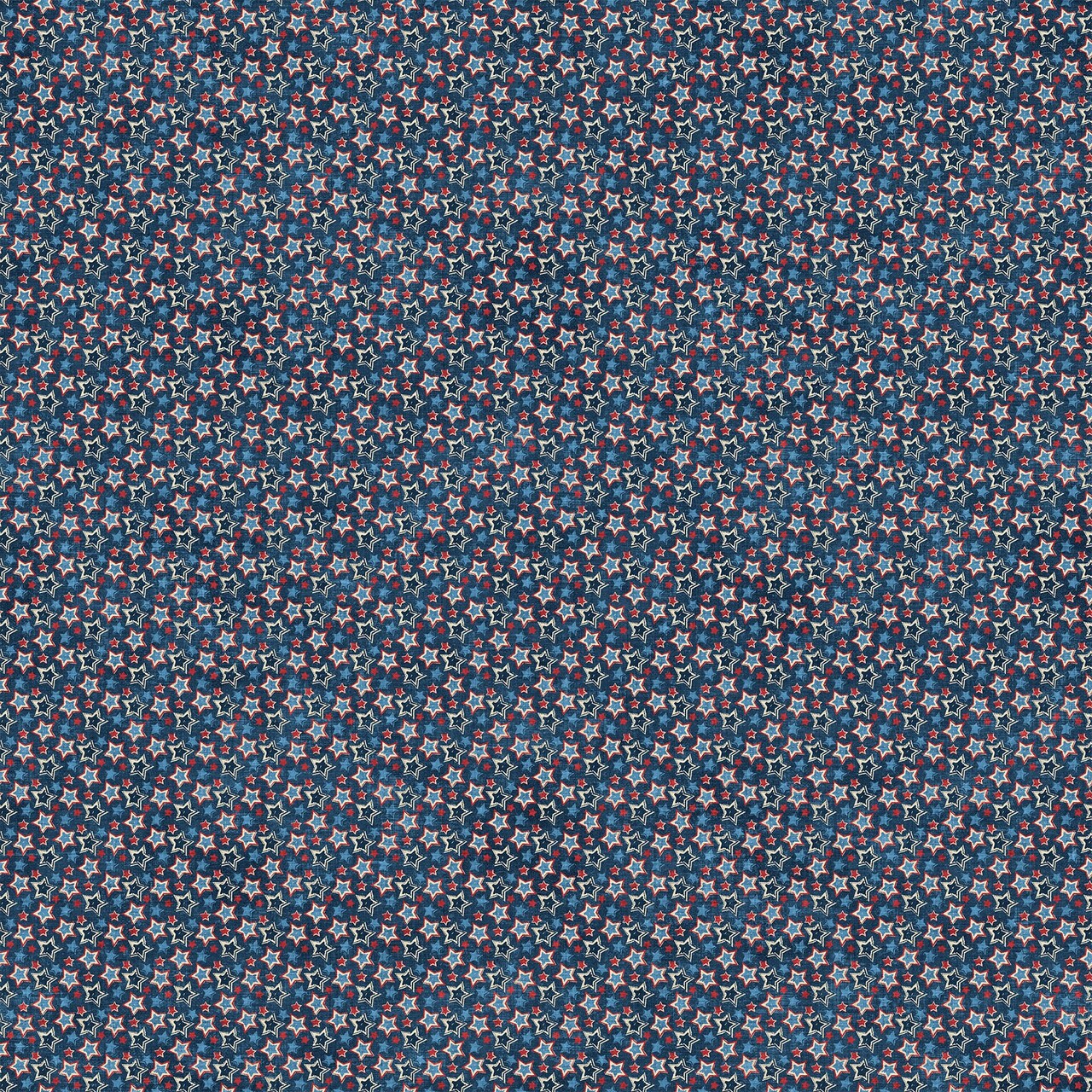 Fabric Northcott Navy Star Toss American Heartland by the Quarter Yard 28735-49